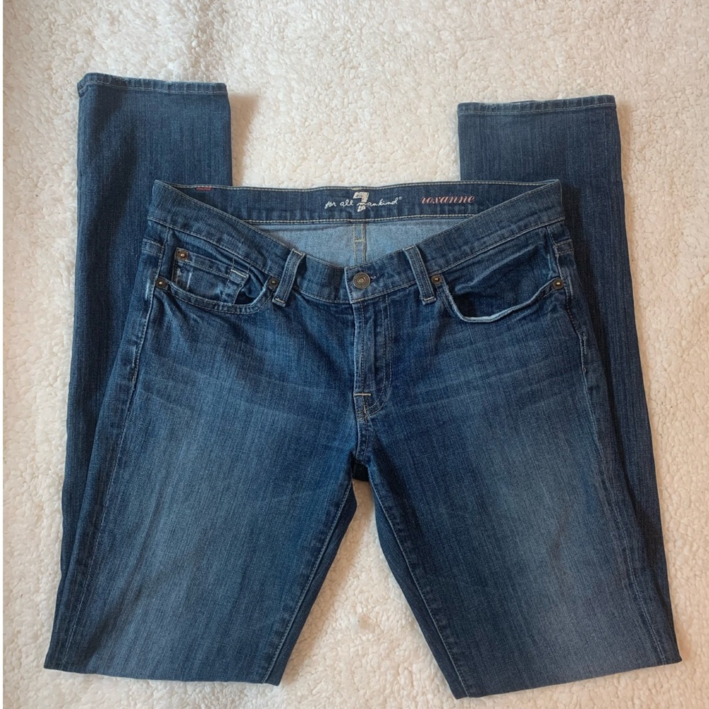 7 for all mankind Roxanne skinny jeans sz 29